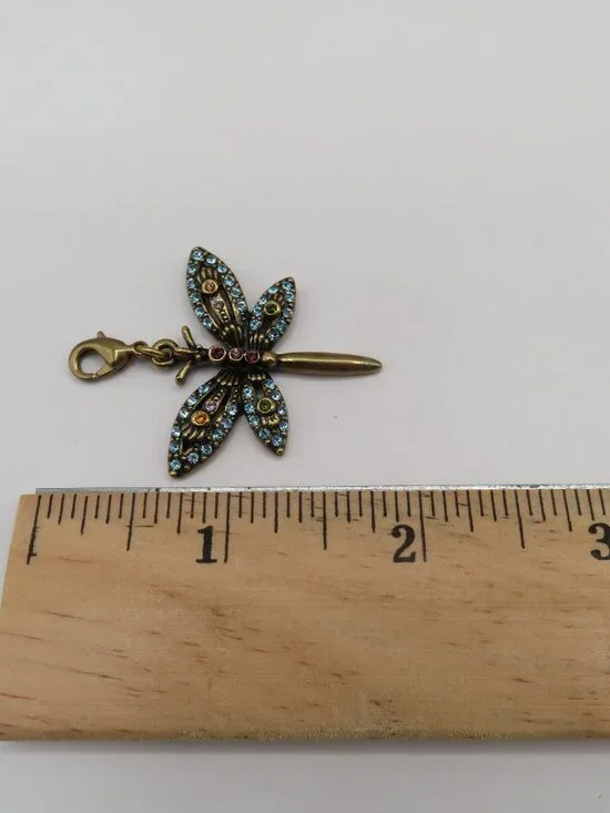 Heidi Daus Swarovski Crystals Dragonfly Charm - Picture 8 of 8
